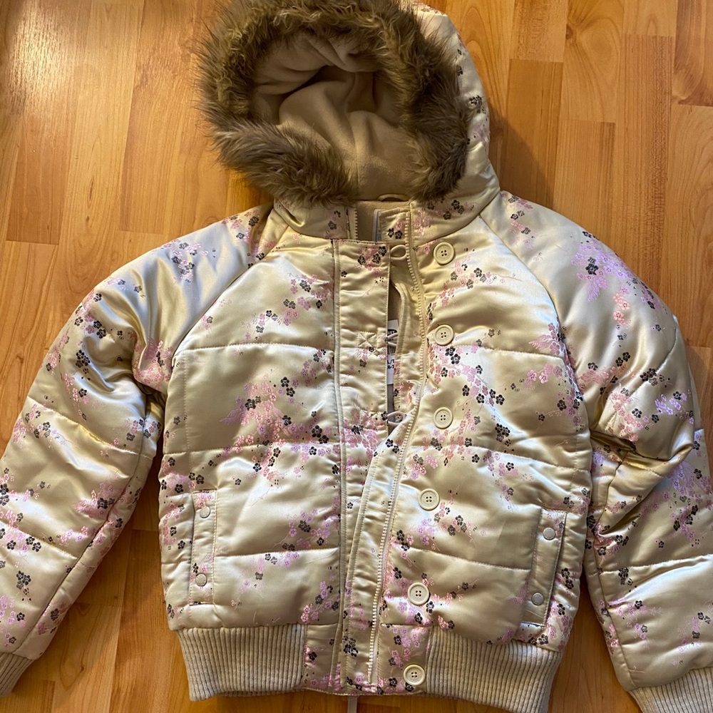 Old navy girls floral coat